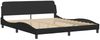 vidaXL Bett mit Matratze "Zadar" Schwarz 180x200 cm Kunstleder 3208880 Bild 4