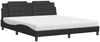 vidaXL Bett mit Matratze "Zadar" Schwarz 180x200 cm Kunstleder 3208880 Bild 2