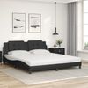 vidaXL Bett mit Matratze "Zadar" Schwarz 180x200 cm Kunstleder 3208880 Bild 3