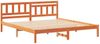 vidaXL Bettrahmen Wachsbraun 140 x 200 cm Massives Kiefernholz 872289 Bild 4