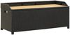 vidaXL Sitzbank mit Stauraum 120 cm Poly Rattan Schwarz 46480 Bild 2