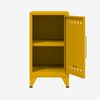 Bisley Fern Mini Ablageschrank, rechtsseitig öffnend, mit einem festen Fachboden, aus hochwertigem, nachhaltigem Stahl hergestellt, 16 mm große Design Lüftungslöcher auf allen Türen, moderner und industrieller Flair, mit integrierten Füßen, H 725 x B 3... Bild 3