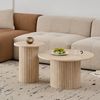 GrandCA HOME Couchtisch 2er Set Couchtisch, Runder Beistelltisch im Modernen Stil (2-St), aus MDF Bild 2