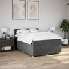 vidaXL Boxspringbett mit Matratze Dunkelgrau 160x200 cm Stoff 3289039 Bild 4