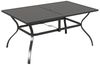 PHI VILLA Gartentisch (Outdoor Garten Esstisch Wetterfest, 1 outdoor esstische), Outdoor Terrasse Tisch für 6 Personen 152 * 97cm Bild 4