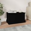 vidaXL Truhe Schwarz 50x30x28 cm Holzwerkstoff 816497 Bild 3