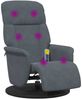 vidaXL Massage Relaxsessel Dunkelgrau 91 x 71 x 105 cm Samt 42018599 Bild 2