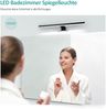 EMKE Spiegelleuchte LED Spiegelleuchte 40cm Spiegellampen für Badezimmer IP44 Schrankleuchte, Schwarz, Kaltweißes Licht 6000K Bild 2