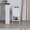 Nachttisch, 'Ema', 55 x 30 x 30, Carrara-Marmor Bild 5