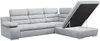 Ecksofa mit Schlaffunktion PYLOS - Grau - Ecke Rechts Bild 5