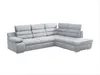 Ecksofa mit Schlaffunktion PYLOS - Grau - Ecke Rechts Bild 3
