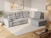 Ecksofa mit Schlaffunktion PYLOS - Grau - Ecke Rechts Bild 2