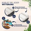 Deuba 'Detex' Liegenauflage wasserabweisend, Polyester, Beige, 177 x 58 x 7 cm Bild 4