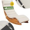 Deuba 'Detex' Liegenauflage wasserabweisend, Polyester, Beige, 177 x 58 x 7 cm