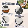 Deuba 'Detex' Liegenauflage wasserabweisend, Polyester, Beige, 177 x 58 x 7 cm Bild 3