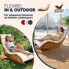 Deuba 'Detex' Liegenauflage wasserabweisend, Polyester, Beige, 177 x 58 x 7 cm Bild 5