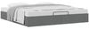 vidaXL Ottoman-Bett ohne Matratze Dunkelgrau 160x200 cm Stoff 3310890 Bild 5