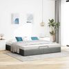 vidaXL Ottoman-Bett ohne Matratze Dunkelgrau 160x200 cm Stoff 3310890 Bild 3