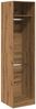 vidaXL Kleiderschrank Artisan-Eiche 50x50x200 cm Holzwerkstoff 3307791 Bild 2