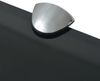 vidaXL Schwebendes Regal, Glas schwarz, 0,8 x 20 x 50 cm Bild 4