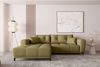 99rooms Massimo Ecksofa Strukturstoff NEVE Khaki mit Schlaffunktion Links Bild 5