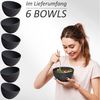 Hausfelder Müslischale Bowl Müslischalen 6er Set, Kunststoff, (6-tlg), Ø 13,5 cm, mikrowellengeeignet, spülmaschinengeeignet Bild 2