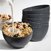 Hausfelder Müslischale Bowl Müslischalen 6er Set, Kunststoff, (6-tlg), Ø 13,5 cm, mikrowellengeeignet, spülmaschinengeeignet Bild 3