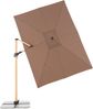Doppler Sonnenschirm / Ampelschirm "Alu Wood AX Ultra Pendelschirm 300 x 220", inkl. Standkreuz, greige, 300 x 220 cm Bild 4