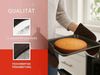 ZOLLNER 2er Set Ofenhandschuhe in braun - hitzebeständige Topfhandschuhe - Baumwolle - 18x28cm - mit praktischem Aufhänger - waschbar bis 60°C - Oeko Tex® Zertifiziert Bild 4