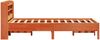 vidaXL Massivholzbett ohne Matratze Wachsbraun 120x200 cm Kiefernholz 3306893 Bild 5