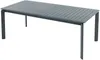 Vente-unique - VELYRA Garden dining set Metall Grau - B 60 cm100 cm x H 85 cm75 cm x L 57 cm205 cm286,5 cm Bild 2