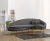 3-Sitzer-Sofa, 'Eses', 85 x 120 x 255, Dunkelgrau Bild 2