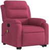 vidaXL Massagesessel mit Aufstehhilfe Weinrot Samt 3205108 Bild 3