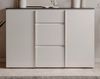 Sideboard Briec in weiß Glanz und Matera grau 133 cm Bild 2