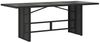 vidaXL 9-tlg. Garten-Essgruppe mit Kissen Schwarz Poly Rattan 3213531 Bild 4