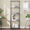 Bücherregal | Standregal Grau Sonoma 50x33x153 cm Holzwerkstoff Bild 2