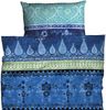 CASATEX Bettwäsche Indi Blau Türkis Biber 135 x 200 + 80 x 80 cm Bild 2