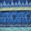 CASATEX Bettwäsche Indi Blau Türkis Biber 135 x 200 + 80 x 80 cm Bild 4