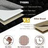 TYEERS Große Aufbewahrungsbox Stoff Faltbar Waschbar 55x33x30cm Grau Bild 4