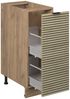 Apothekerschrank Fame-Line Eiche Paneel 30 cm ohne Arbeitsplatte Vicco Bild 4