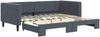 vidaXL Tagesbett Ausziehbar Dunkelgrau 90x190 cm Samt 3196705 Bild 2