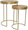 Beistelltisch Set "Edda" gold Bild 2
