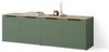 Livinity® Wohnwand Piave, Grün, 2 Teile, (2-St) Bild 1