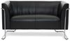 hjh OFFICE Lounge Sofa Curacao Kunstleder Schwarz Bild 4