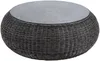 Vente-unique - WHITEHEAVEN Gartensitzgruppe HarzGlas Grau - B 92 cm x H 35 cm x L 92 cm Bild 4