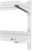 Royal Catering Hängeregal 200x40 cm Wandbord Doppel Wandregal Edelstahl Regal 2 Ablagen Bild 2