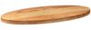 vidaXL Tischplatte Hellbraun 100x50x4 cm Massivholz Eiche Oval 4009050 Bild 4