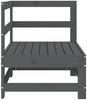 vidaXL Garten-Ecksofa Grau Massivholz Kiefer 825473 Bild 3