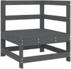 vidaXL Garten-Ecksofa Grau Massivholz Kiefer 825473 Bild 2