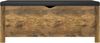 vidaXL Sitzbank mit Stauraum und Kissen Räuchereiche 105x40x45cm 326776 Bild 5